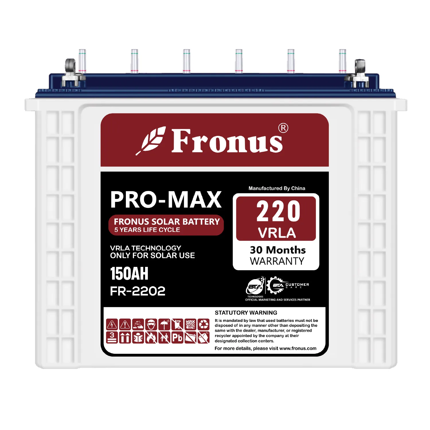 Fronus Pro Max 150AH